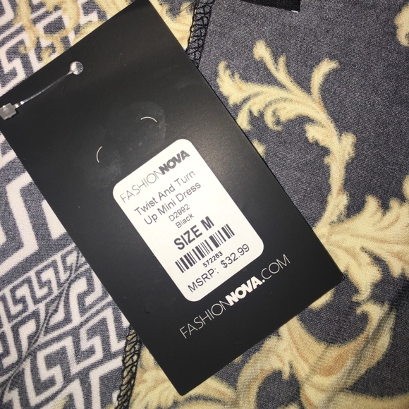 Fashion Nova “Twist and Turn Up Dress” - Picture 4 of 4